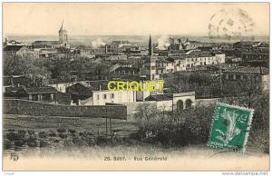 Algérie, cpa Sétif, vue générale, affranchie 1908