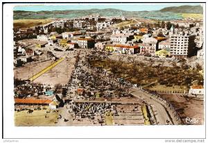 SETIF ALGERIE VUE AERIENNE GENERALE MARCHE AUX BESTIAUX CPSM BON ETAT