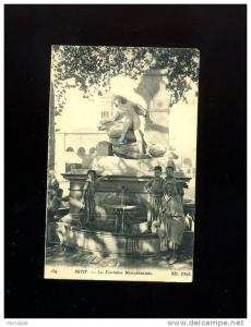 CPA ALGERIE SETIF LA FONTAINE MONUMENTALE   ND PHOTO   ECRITE 1918