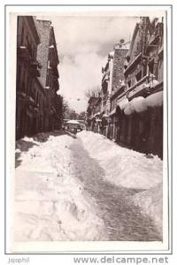 Sétif - Carte photo photo?  rue du Cardinal Lavigerie Sétif sous la neige