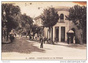 SETIF. Crédit foncier et rue Sillègue