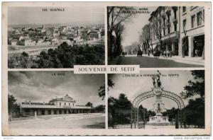 CPSM 4 VUES DE SETIF