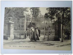 SETIF  (Algérie)    Entrée du  PETIT  SQUARE  -  Carte animée