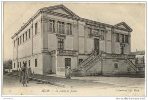 (Algérie) 065, Sétif, ND Phot 11, Le Palais de Justice, d'un carnet, 138 x 86