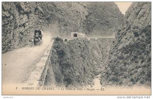 D D332 /  CPA -ALGERIE-   GORGES DU CHABET -  LA ROUTE DE  SETIF A BOUGIE  --