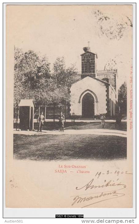 15821g SAIDA - Eglise - Sud Oranais - 1902