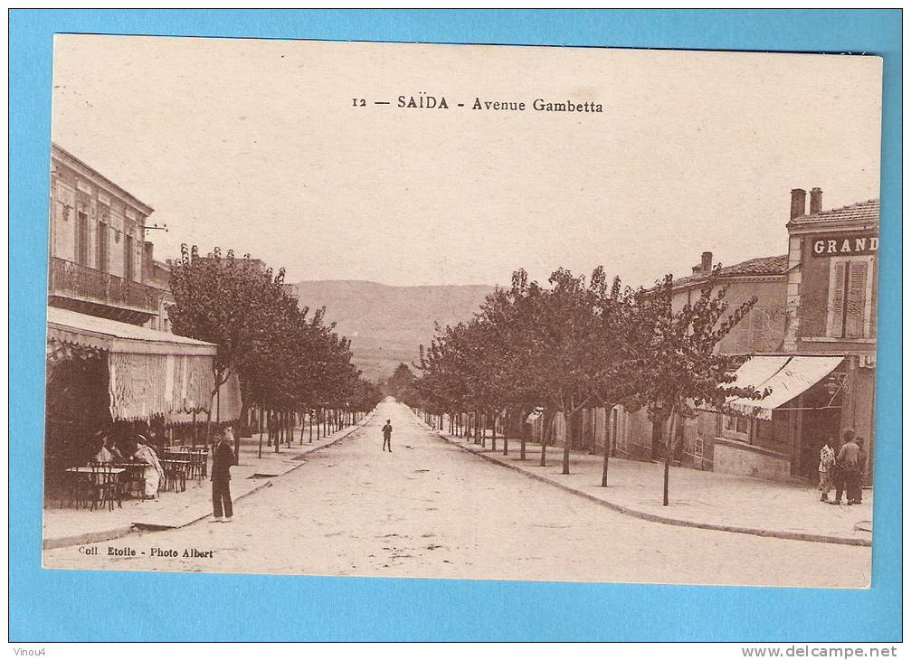 CPA - Saïda -Avenue Gambetta- Algérie