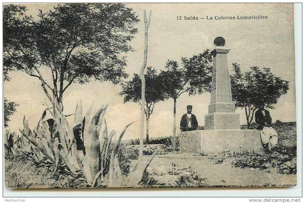 ALGERIE SAIDA LA COLONNE LAMORICIERE