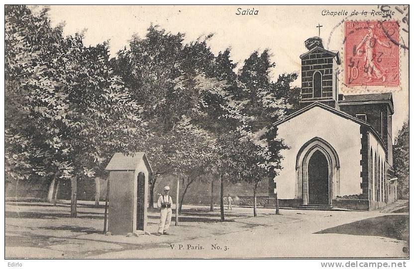 Algérie - Sud Oranais - SAIDA - Chapelle de la Redoute - 1907 TTB