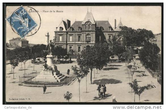 CPA Saida, Place de la Mairie, Ortspartie