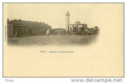 cpa-Algerie-Saïda-mosquà  ©e  et commune mixte