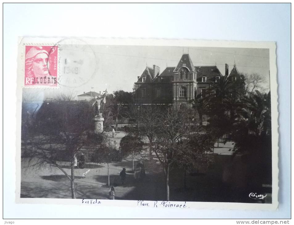 SAÏDA  (Oran)    La Place R. POINCARE   1948