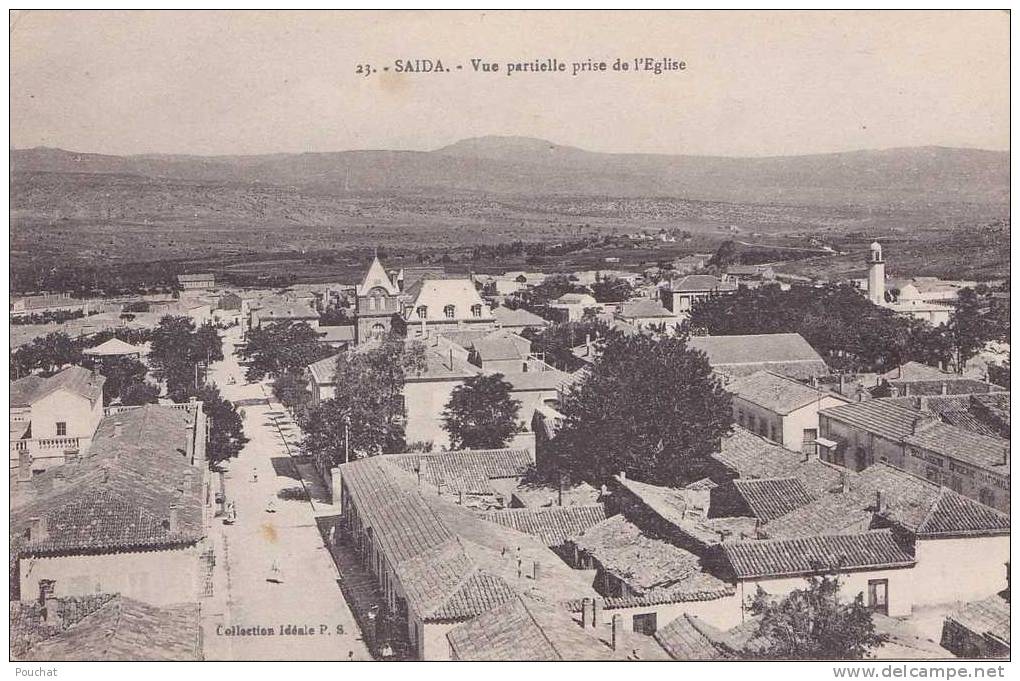 Saïda.- (Algérie) Vue partielle prise de l' Eglise
