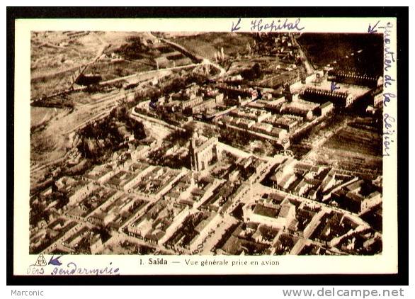 SAIDA - Algérie - V UE GENERALE prise en avion - Edit.Photo.Africaines, Alger
