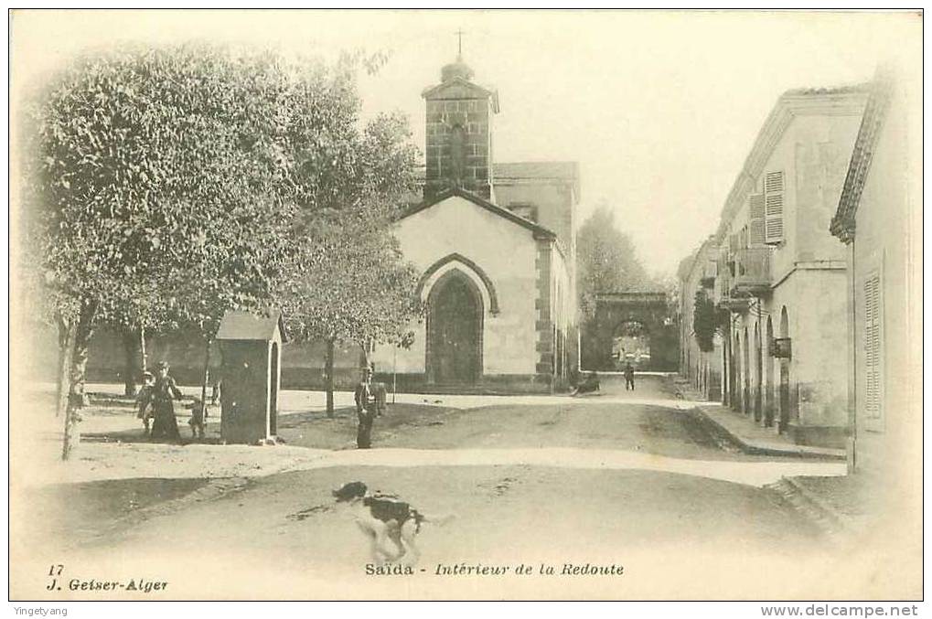 ALGERIE.SAIDA.INTERIEUR DE LA REDOUTE