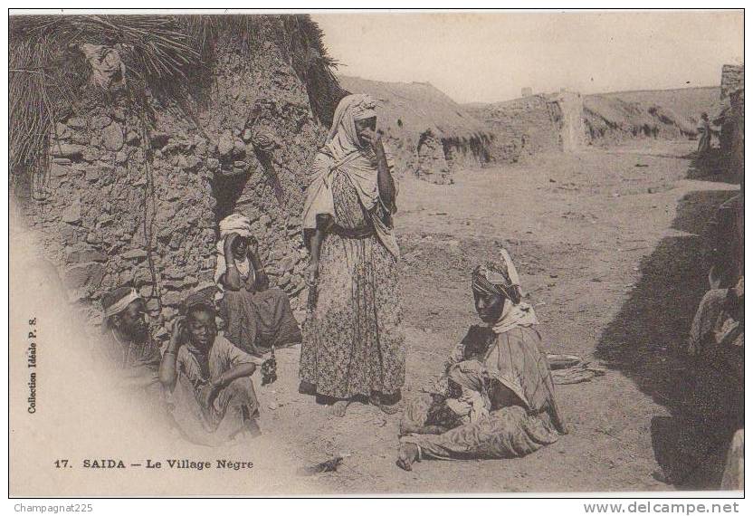 CPA ALGERIE SAÏDA Le Village Nègre Femmes