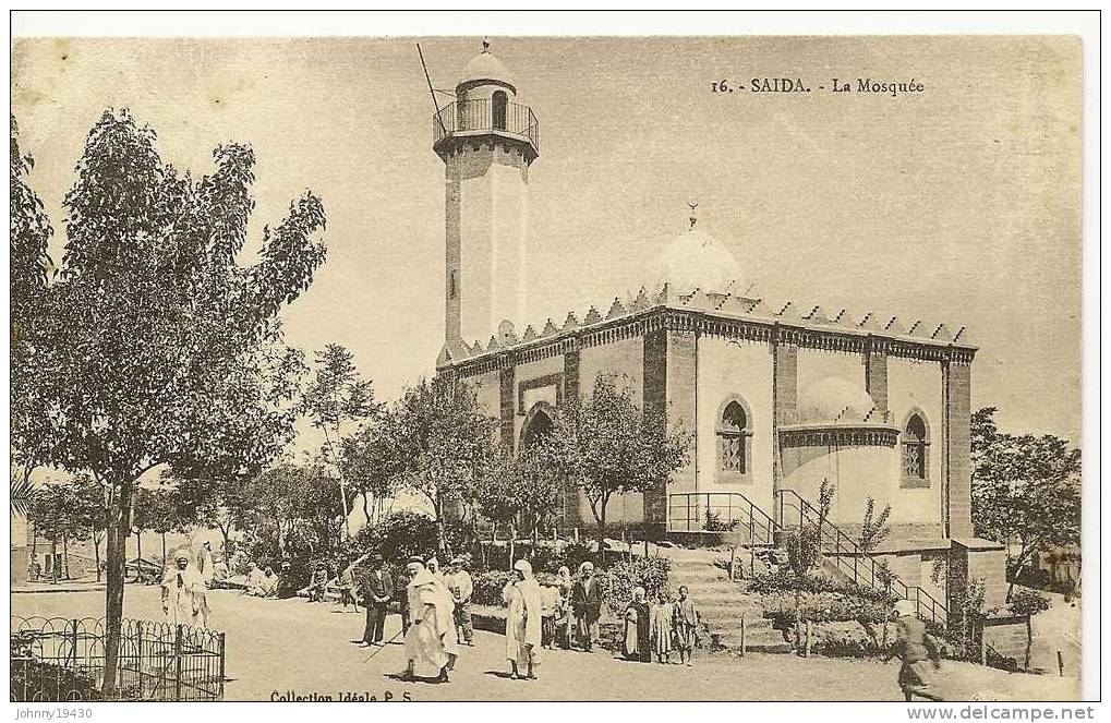 16 - SAIDA - LA MOSQUEE ( Animées ) ALGERIE