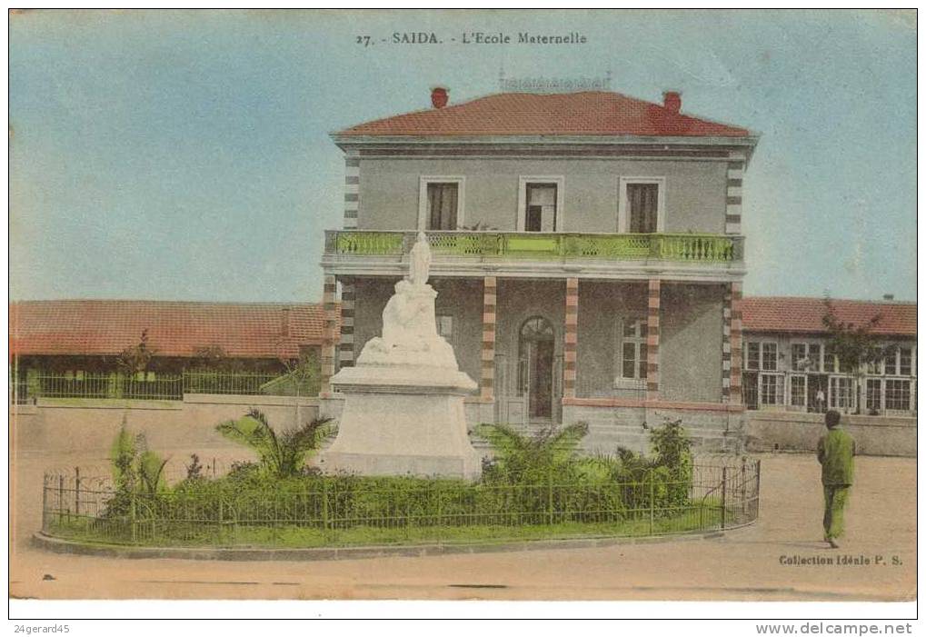 CPA SAIDA (Algérie) - L'école maternelle