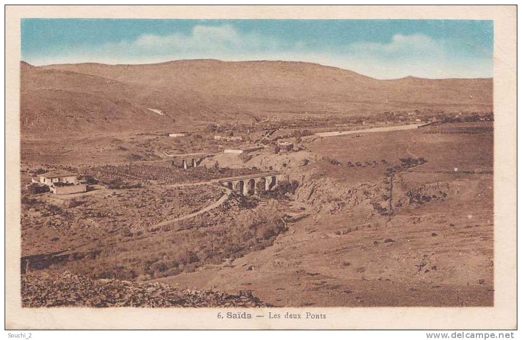 Saida.- (Algérie)  Les deux Ponts