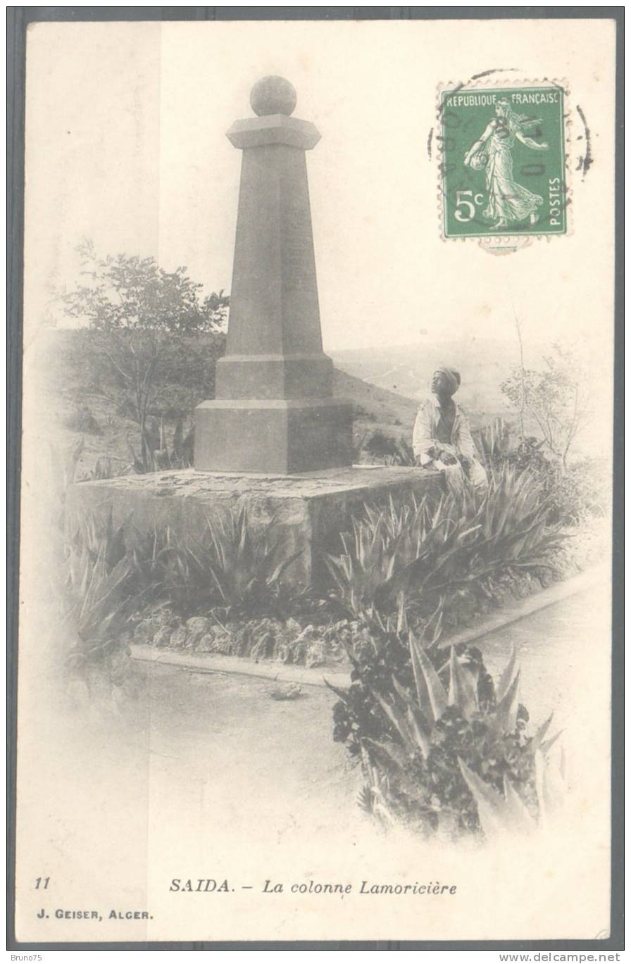 SAIDA - La colonne Lamoricière - 1908