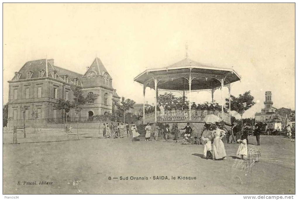 CPA - Saïda - Le kiosque