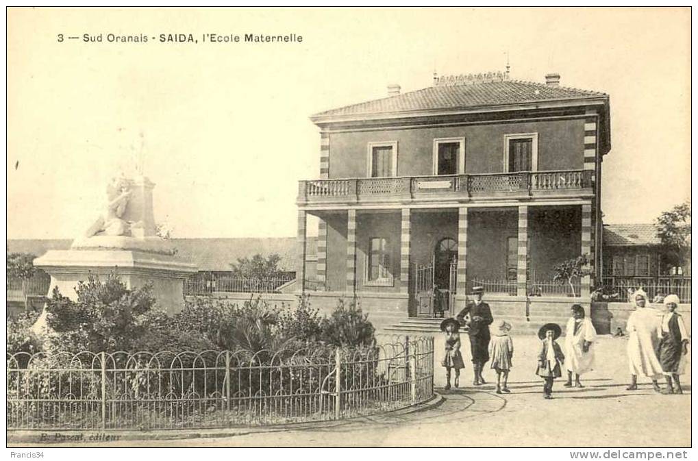 CPA - Saïda - L'école Maternelle