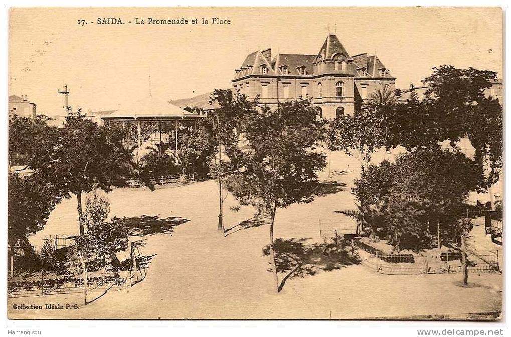 SAIDA . LA PROMENADE ET LA PLACE