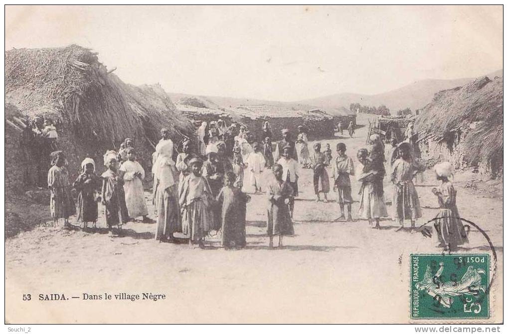 Saida.- (Algérie)  Dans le Village Nègre