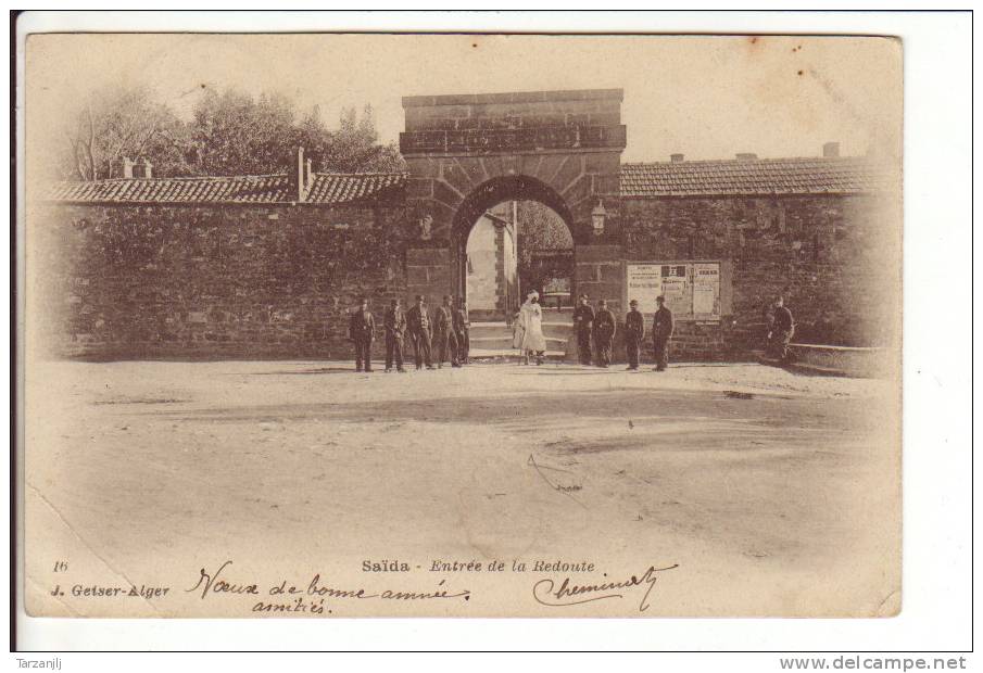CPA précurseur de Saïda (Algérie) Entrée de la Redoute
