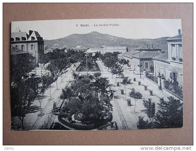 ALGERIE - Saïda - Oran - le jardin public / 00.65