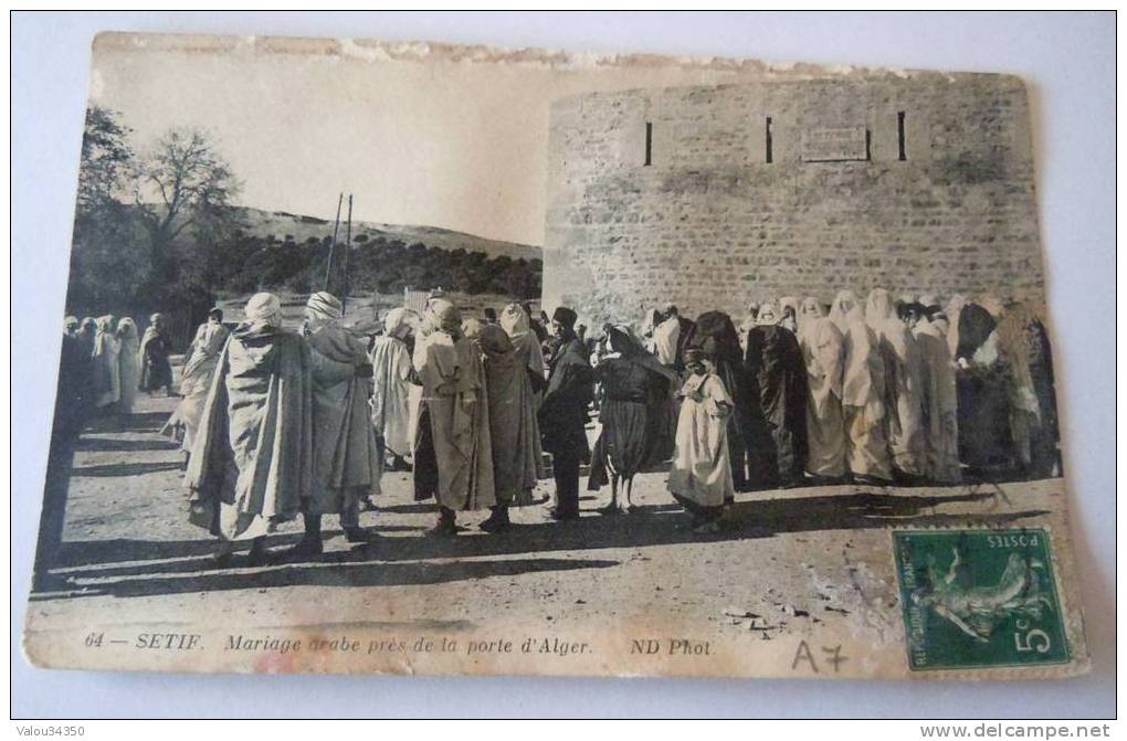Sétif , Mariage arabe près de la porte d'Alger