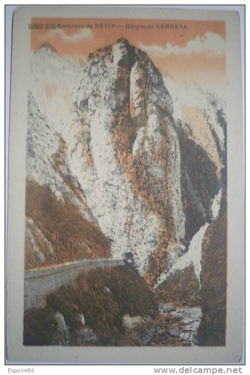 C. Postale  ALGERIE - SETIF - Gorges de Kerrata