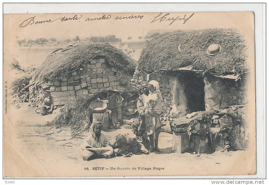 SETIF_Un Gourbi de village Nègre_animée