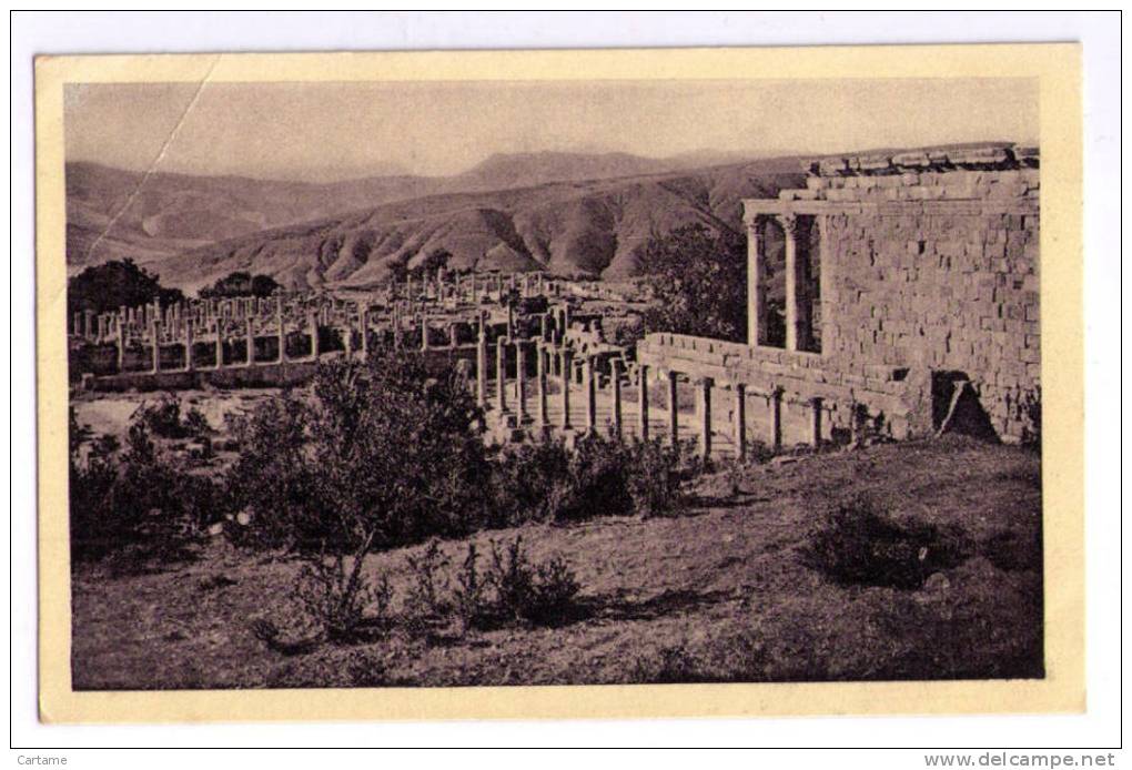 Algérie DJEMILA Vue générale