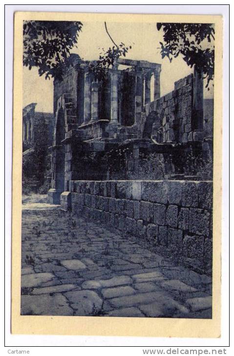 Algérie DJEMILA Temple de Septime Sévère