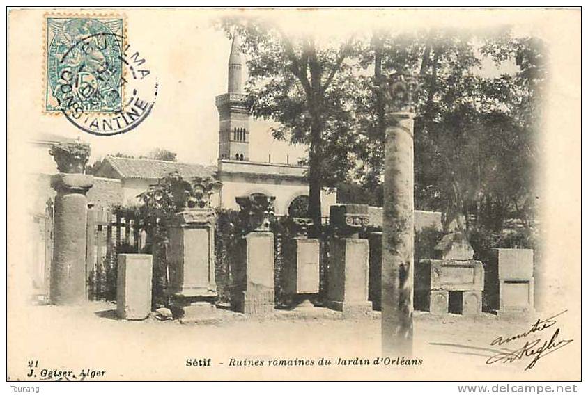 Fev13 258  Sétif  -  Ruines romaines  -  Jardin d'Orélans