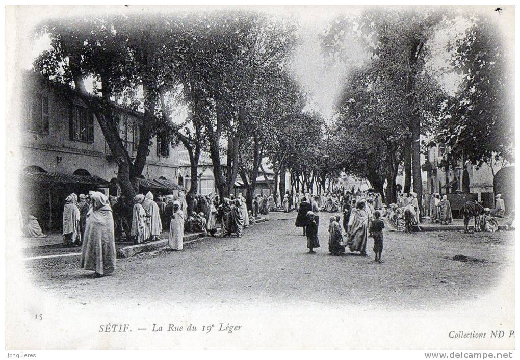 SETIF La rue du 19ème Léger.