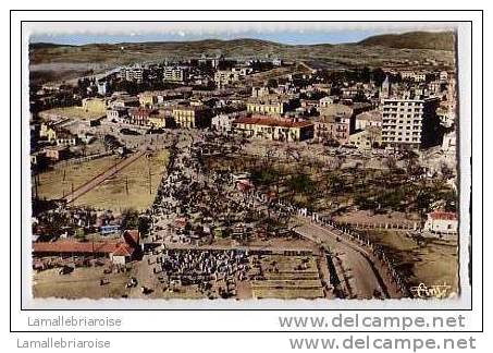 SETIF - VUE GENERALE AERIENNE SUR LE MARCHE AUX BESTIAUX