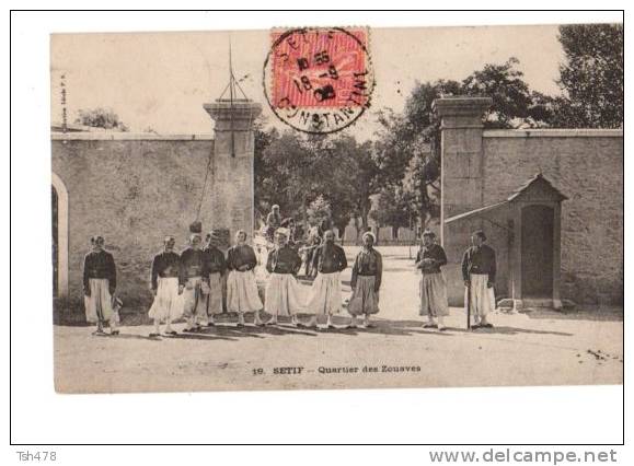 CPA NB Algérie     19. Setif quartier des zouaves