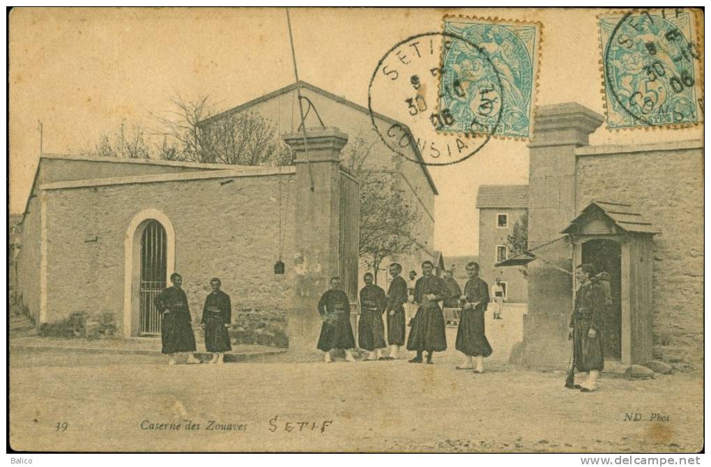 Algérie -  Sétif - Caserne des Zouaves