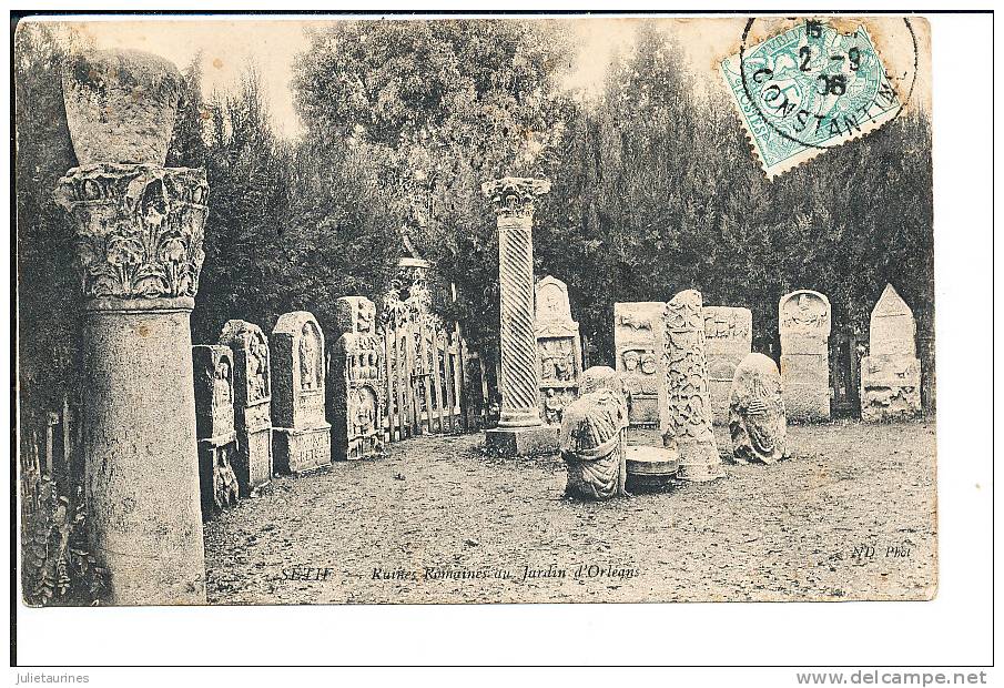 sétif ruines romaine au jardin d´orléans
