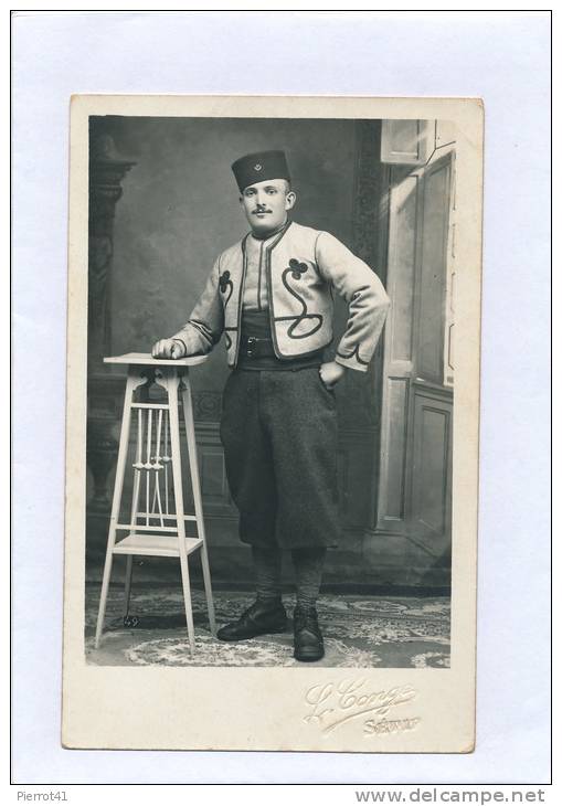 ALGÉRIE - SETIF - MILITARIA - Carte photo militaire prise en janvier 1924 par le phot. L. CONGE à SETIF