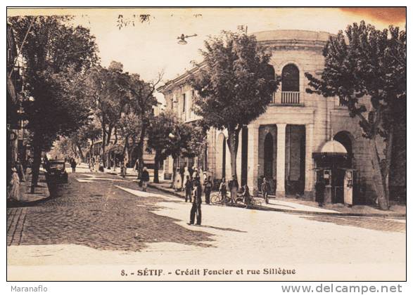 SETIF. Crédit foncier et rue Sillègue