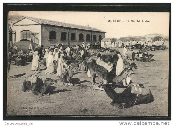 CPA Setif, Le Marche Arabe