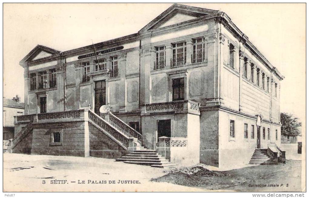 CPA     Sétif Le palais de justice   ZZ 961