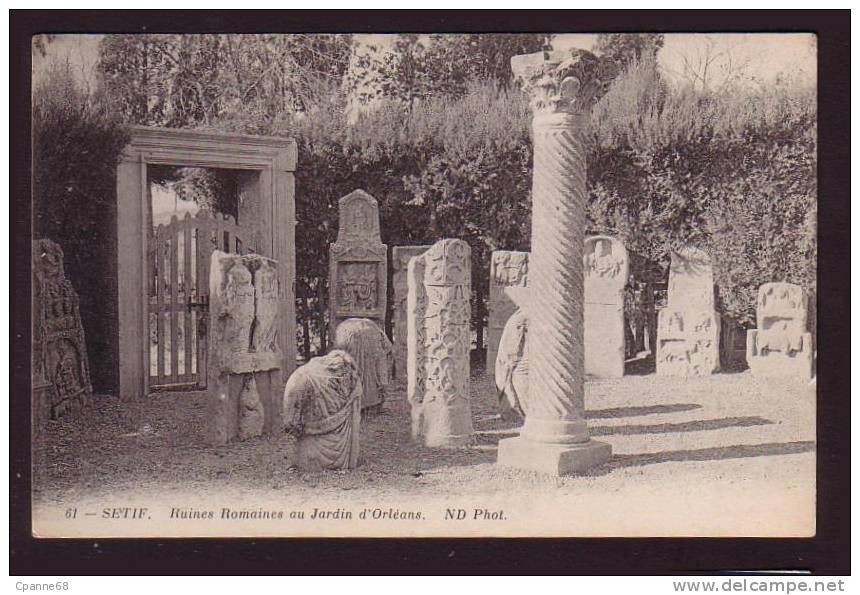 Sétif - Ruines Romaines au Jardin d'Orléans