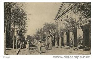 cpa-Algerie-Setif-la rue Sillègue(animée)