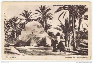 1919 -  SETIF - EL-HAMMA - Marabout Sidi Abd-el-Kader - RARE et TRES TRES BELLE CPA