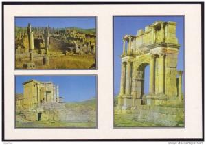 ALGERIE - CP - Djemila, Multivue - Ruines romaines - Romans ruins - Neuve / Mint