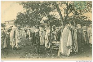 Algérie -  Sétif - Un Boucher au Marché